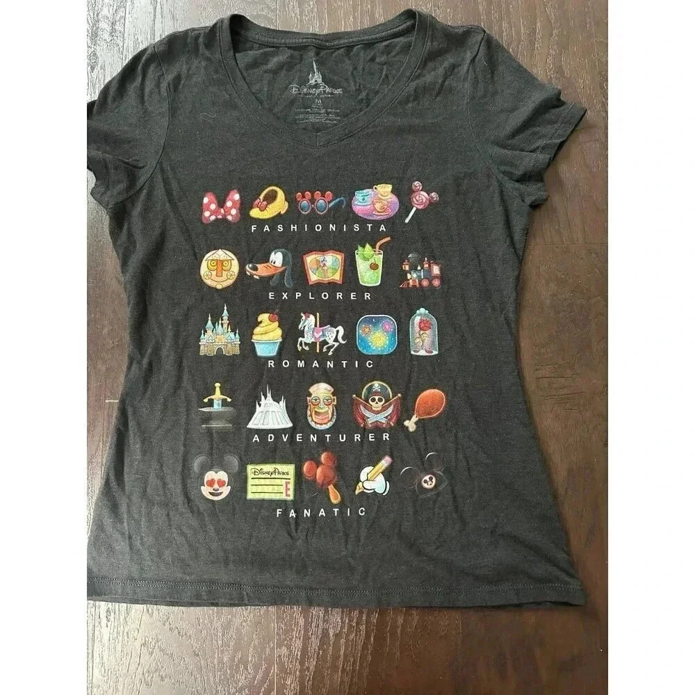 Disney Parks V-Neck T-Shirt b42